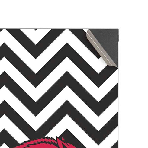 University of Arkansas-Fayetteville Chevron Print XBox Series X Digital Edition Console Skin